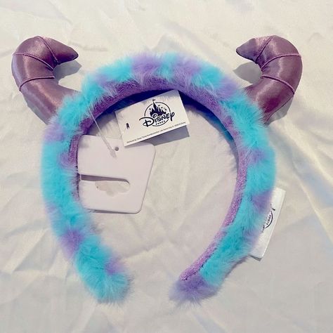 Sully Ears, Thomas Kinkade Disney Puzzles, Sully From Monsters Inc, Sully Monsters Inc, Horns Headband, Kinkade Disney, Thomas Kinkade Disney, Inc Monsters, Disney Puzzles