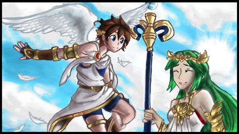 Icarus Art, Lady Palutena, Ah My Goddess, Kid Icarus Uprising, Kid Icarus, Space Pirate, Super Smash Brothers, Smash Brothers, Dark Lord