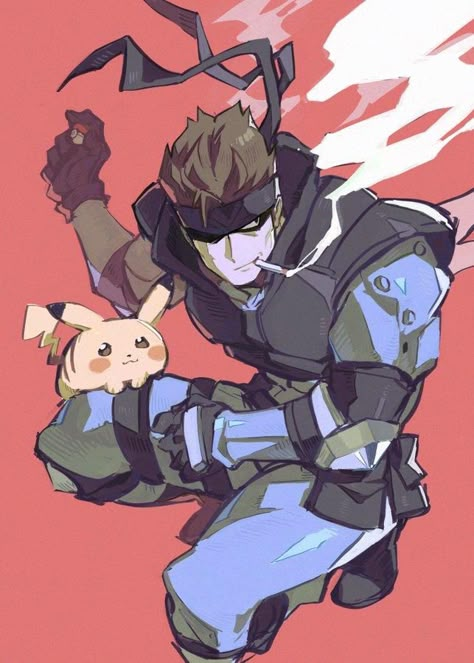 Super Smash Brothers Ultimate: Image Gallery (List View) | Know Your Meme Metal Gear Solid Series, Snake Metal Gear, Metal Gear Series, Metal Gear Solid V, Phantom Pain, Solid Snake, Metal Gear Rising, Gear Art, Snake Art