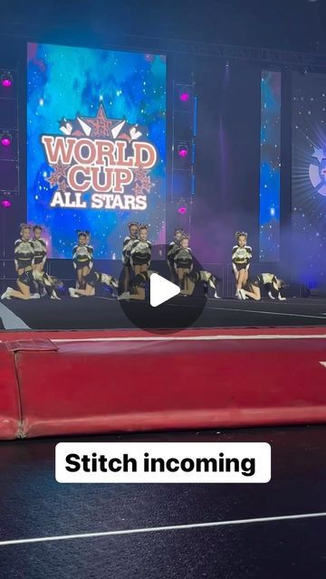 Judge Mimi on Instagram: "Super fun and visual entry stunt for a Level 1 (or more!) #cheerjudge #cheerleading #cheerstunt #level1" Cheer Level 1 Stunts, Level 1 Cheer Stunts, Cheer Pom Poms, Cheerleading Stunt, Cheer Stunts, Star Stitch, World Cup, Cheerleading, All Star