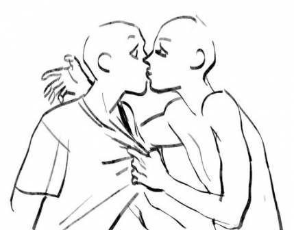 Kissing Poses, Kissing Drawing, People Hugging, Kiss Art, 얼굴 드로잉, Couple Poses Reference, Draw The Squad, 얼굴 그리기, Poses References