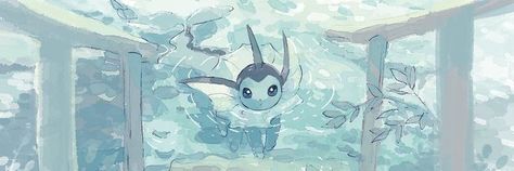 Vaporeon Pfp, Vaporeon Wallpaper, Eevee Pfp, Vaporeon Art, Cute Pokemon Pfp, Pokemon Banner, Pokemon Pfp, Pokemon Backgrounds, Pokémon Art