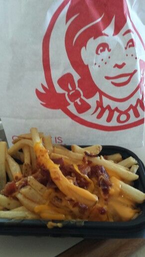 Bacon Fries Baconator Fries, Bacon Fries, Bacon Burger, Quick Meal, Chicken Nuggets, Quick Meals, Worth It, Bacon, Meat