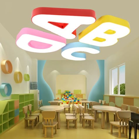 Kindergarten School Design, Education Center Design, Nursery School Design, Kindergarten Reception Design, Kindergarten Interior Design Classroom, Childcare Centre Interior Design, Nursery Kindergarten Interior Design, Kindergarten Ceiling Design, Modern Daycare Design