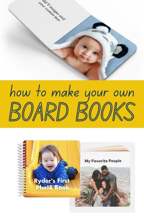 Diy Board Book, Toddler Family Photos, Baby Picture Book, Baby Books Diy, Board Books For Babies, Diy Photo Book, Personalized Books For Kids, Toddler Photos, Photo Album Diy