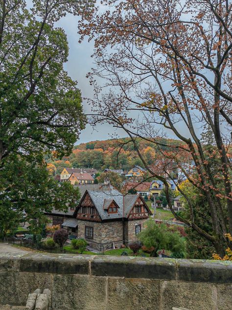 Autumn Small Towns In England, Small Town Aesthetic England, Small Town New England Aesthetic, Fall Village Aesthetic, European Small Town, Small New England Towns, New England Town Aesthetic, 1800s Town Aesthetic, Maine Small Town