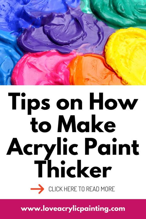 Hello, enchanting creatives! ✨ Ready to take your acrylic painting to the next level? Join me in my new blog post where I share how to make acrylic paint thicker. Let's add some texture and depth to our art! 🖌️🎉 Make Acrylic Paint Thicker, Love Acrylic Painting, New Blog Post, Texture Art, Join Me, Acrylic Paint, Acrylic Painting, The Next, Paint