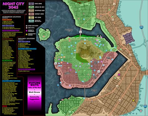 Gotham City Map, Urban Mapping, Fantasy City Map, Cyberpunk Clothes, Fantasy City, Party Girl, Sims House, Cyberpunk 2077, City Maps