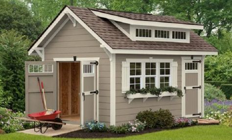 5 Great ‘She Sheds’ for a Hill Country Backyard Barn Builders, Small Shed, Shed Cabin, She Shed Ideas, Modern Shed, Build A Playhouse, Portable Buildings, Large Sheds, Backyard Storage