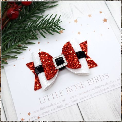 Christmas Hair Bows - Reward yourself today! Visit to find the great brands and products you need now. Headband Christmas, Christmas Photo Props, White Hair Bows, Girls Hair Bow, Christmas Unicorn, Christmas Hair Bows, Tiny Bow, Bow Christmas, Handmade Hair Bows