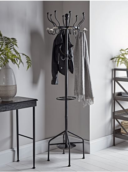 NEW French Style Coat Stand Coat Stand Hallway, Full Length Mirror In Bathroom, Ceramic Hooks, Shoe Storage Furniture, Kitchen Wine Rack, Shoe Storage Shelf, Hallway Designs, Coat Stand, Home Storage Solutions