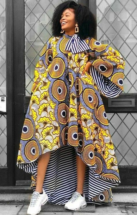 The Best Of Ankara Maxi Gowns For Pregnant Women - Opera News Official Ankara Maxi Dress, African American Fashion, Ankara Designs, Mode Kimono, Afrikaanse Mode, Gaun Fashion, African Maxi Dresses, Dress African, African Traditional Dresses