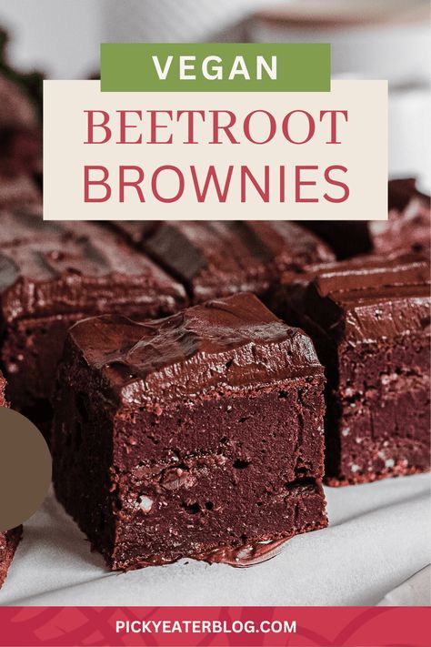 Beet Desserts Healthy, Vegan Beetroot Brownies, Beetroot Brownies Recipe, Beetroot Sweet Recipes, Beet Brownies Healthy, Recipes With Beets Healthy, Beetroot Dessert, Beet Bars, Beetroot Brownies