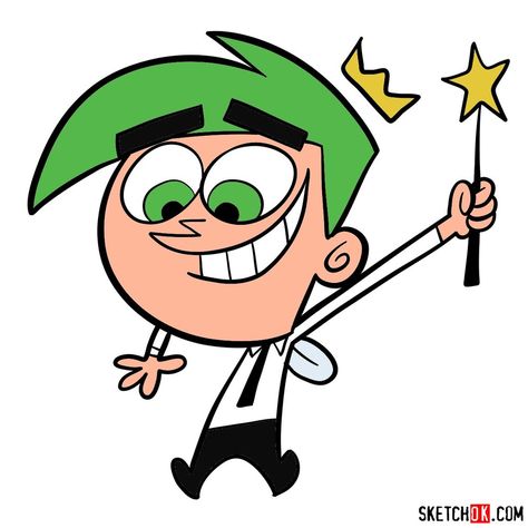 Today we will learn how to draw Cosmo. Let's start with a simple sketch and with each new step we will add details of the drawing Fairly Oddparents, New Step, Simple Sketch, Fairly Odd Parents, Odd Parents, Learn How To Draw, To Draw, A Photo, Sketch