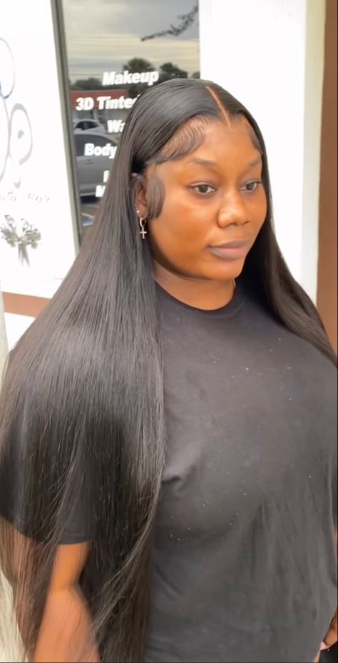 Bust Down Middle Part Straight, Sew In Straight, Hair Schedule, Middle Part Closure, Money On My Mind, Baby Hairs, Gifted Hands, Long Acrylic, Glam Girl