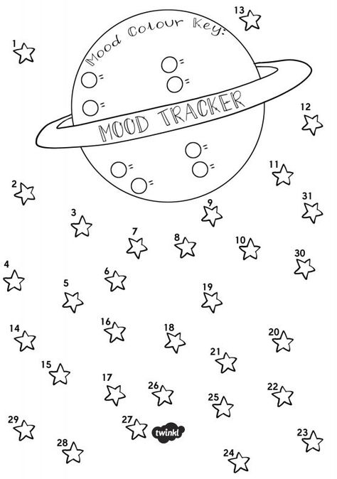 Mood Tracker Space Theme, Drawing Pages Free Printable, Moods For Mood Tracker, Mood Tracker To Print, Mood Tracker Coloring Page, Star Mood Tracker, Mood Tracking Journal, Mood Tracker Free Printable, Mood Tracker Printable Free Monthly