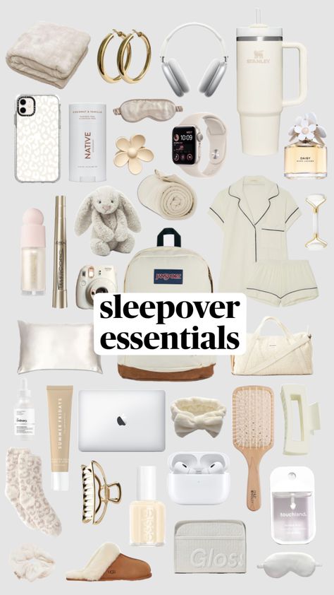 #sleepover #cleangirl #vanillagirlaesthetic #fyp Sleepover Packing List, Trip Essentials Packing Lists, Fun Sleepover Activities, Teen Sleepover Ideas, Teenager Birthday Gifts, Sleepover Essentials, Road Trip Kit, Girly Christmas Gifts, Packing Essentials List