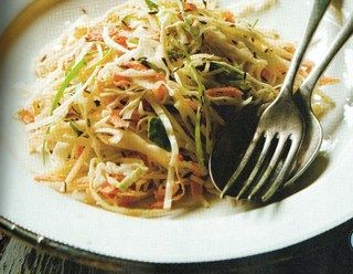 Middle Eastern coleslaw with cumin and dill mayonnaise Recipe | Allyson Gofton Dill Mayonnaise Recipe, Sweet And Sour Slaw Recipe, Sweet And Sour Slaw, Vinegar Slaw Recipe, Makers Diet, Healthy Coleslaw, Carrot Slaw, Coleslaw Salad, Slaw Recipe