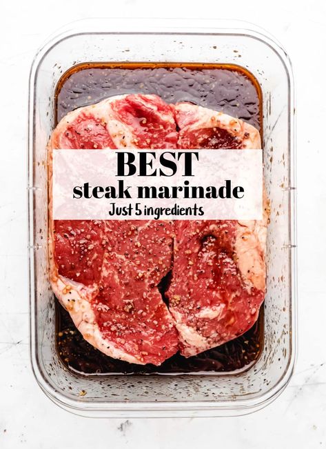 Cowboy Steak Marinade, Dr Pepper Steak Marinade, Blade Steak Marinade, Best Way To Marinate Steak, What To Marinate Steak In, 30 Minute Steak Marinade, Steak Marinade Without Worcestershire, Marinate Steak Recipes, Easy Steak Tip Marinade