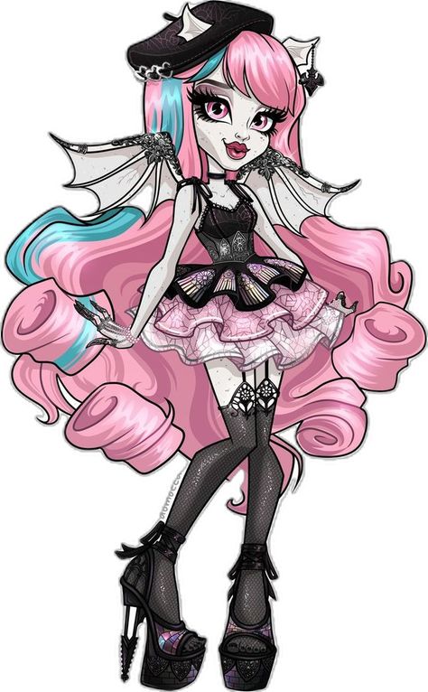 Monster High Fanart, Rochelle Goyle, Cute Drawlings, Arte Monster High, Model Sketch, Moster High, Catty Noir, Personajes Monster High, Cool Monsters