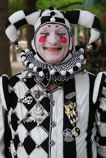 Court Jester by laughingbones,via Redbubble. Infinite Jest, Jester Costume, Dark Circus, Court Jester, Send In The Clowns, Night Circus, Clowning Around, Group 1, June 18th