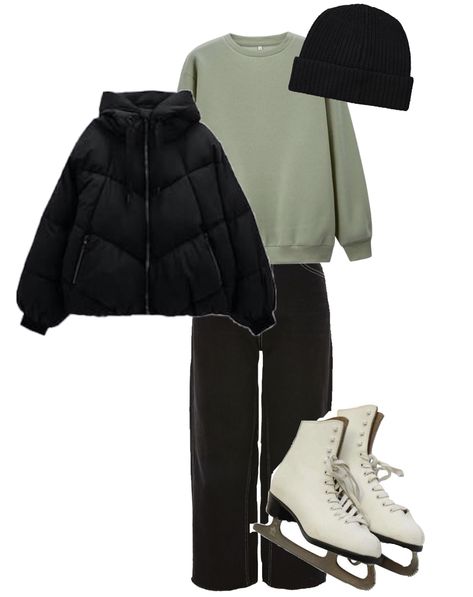 Male Ice Skating Outfit, Grunge Ice Skating Outfit, Ice Skater Outfits Casual, Ice Skating Outfit Casual Dates, Ice Skating Outfits Casual, Outfits To Wear Ice Skating, Ice Skater Outfits, Ice Skating Date Outfit, Ice Skating Outfit Casual