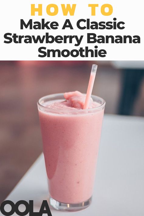 Mcdonalds Strawberry Banana Smoothie, Strawberry Banana Smoothie Recipe, Banana Yogurt Smoothie, Banana Smoothie Healthy, Banana Apple Smoothie, Blueberry Banana Smoothie, Banana Smoothie Bowl, Banana Smoothie Recipe, Healthy Strawberry