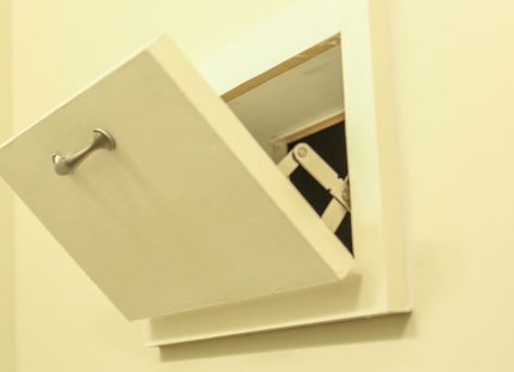 Laundry Chute Door Ideas, How To Make A Laundry Chute, Diy Laundry Chute, Laundry Chute Ideas, Laundry Chute Door, Laundry Inspiration, Laundry Shoot, Simple Laundry, Trash Chute