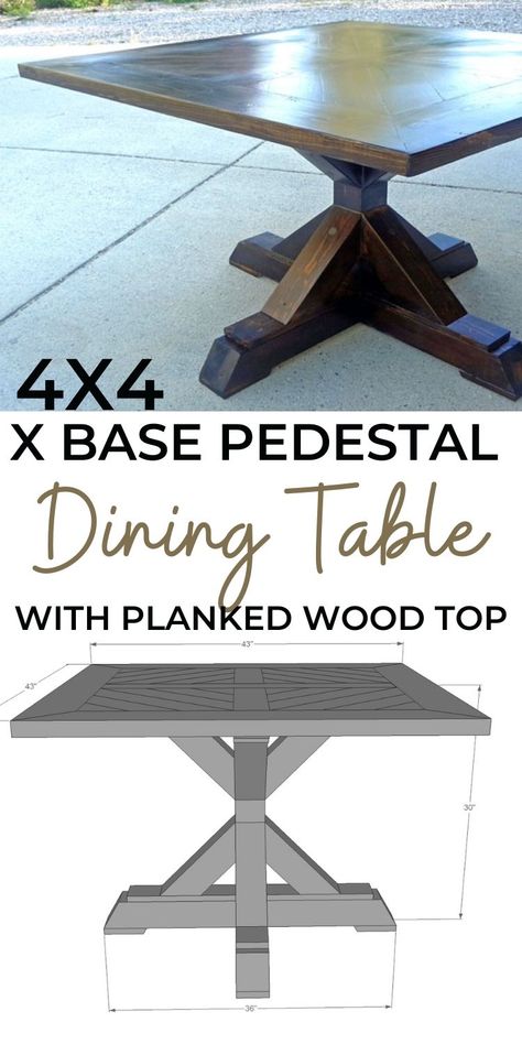 Dining Room Table Base, How To Make A Pedestal Table Base, Farmhouse Table Pedestal Base, Pedestal Table Base The Home Depot, Farmhouse Pedistal Dining Table, Farmhouse Pedistal Table, Diy Pedestal Table, Square Farmhouse Table, Farmhouse Table Base