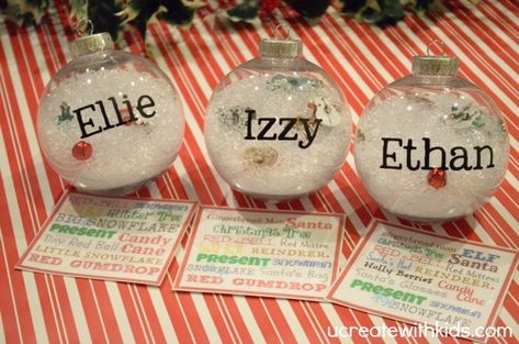 Christmas Ornaments For Students, Classmate Christmas Gifts, Classroom Christmas Gifts, I Spy Christmas, Christmas Ornament Tutorial, Class Christmas Gifts, Students Christmas, Student Christmas Gifts, Christmas School