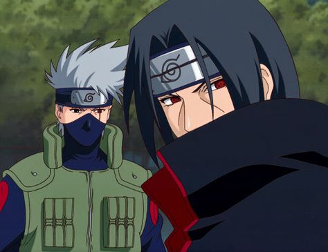 ♡ Kakashi & Itachi ♡ | We Heart It | itachi, kakashi, and naruto We Heart It, Naruto, Anime