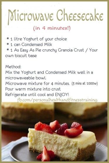 Cheesecake In Microwave, Microwave Cheesecake, Microwave Cookie, Microwave Cake Recipe, Easy Microwave Recipes, Easy Tart Recipes, Microwave Dessert, Microwave Baking, Microwave Cake