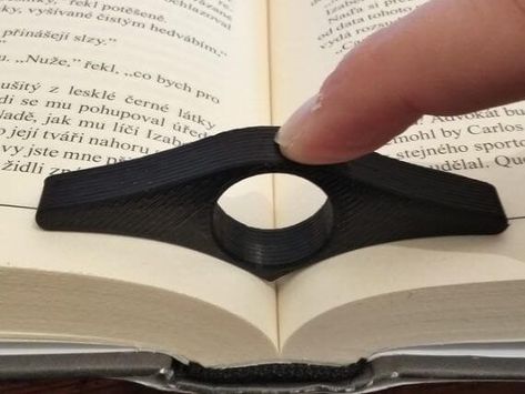 Bookmark Holder, 3d Tiskárna, Book Page Holder, Thumb Book, Useful 3d Prints, Drukarka 3d, Page Holder, Simple Interior Design, 3d Printer Designs