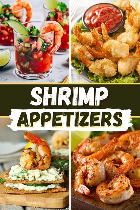 Roasted Shrimp Appetizer, Garlic Shrimp Appetizer, Shrimp Cocktail Appetizers, Fancy Appetizer Recipes, Shrimp Appetizer Recipes, Cocktail Shrimp Recipes, Bacon Wrapped Shrimp, Skewer Appetizers, Shrimp Appetizers