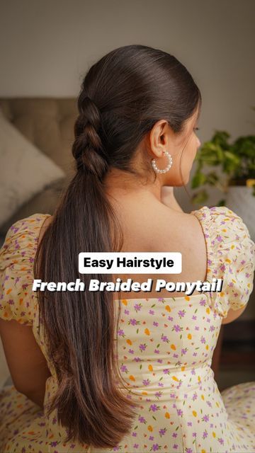 Easy & Quick Hairstyle Tutorials, Unique Hair Braids, French Plait Hairstyles, Easy Braid Hairstyle, French Braid Tutorial, Braid Front Of Hair, Easy French Braid, French Braids Tutorial, French Plait