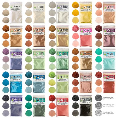 Mica powder â€“ Soap Making Kit â€“ Powdered Pigments Set â€“ Soap making dye â€“ 24 coloring  Hand Soap Making Supplies  Resin Dye  Mica Powder Organic for Soap Molds  Bath Bomb Dye Colorant â€“ Makeup Dye >>> You can get additional details at the image link. (This is an affiliate link) Shadow Craft, Powder Soap, Soap Colorants, Candle Supplies, Soap Making Supplies, Soap Shop, Soap Maker, Pigment Powder, Art Resin