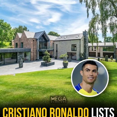 Luxury house designs on Instagram: "According to the British newspaper, The Sun, the home that Cristiano Ronaldo stayed in during his time at Manchester United has listed for $6.6 Million. It is not confirmed whether Ronaldo purchased or rented this home during his time there. The property includes 3 reception rooms, 5-bedroom suites, a pool, gym, sauna, and sits on an incredible 23 acres. By: Jackson Stops/Manan Vatsyayana . . #homes #bedroom #views #luxury #lifestyle #architecture #realesta Cristiano Ronaldo Luxury Lifestyle, Gym Sauna, Manchester House, Cristiano Ronaldo Manchester, Bedroom Suites, Mega Mansions, Bedroom Views, Luxury House Designs, Reception Rooms