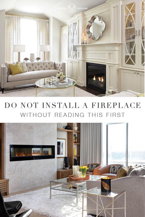 Read this before you choose a fireplace Fireplace Size Guide, Fireplace Height From Floor, Timeless Fireplace Design, Classic Fireplace Ideas, Timeless Fireplace Ideas, Gas Fireplace Surround Ideas, Transitional Fireplace Ideas, Traditional Fireplace Ideas, Transitional Fireplace Design