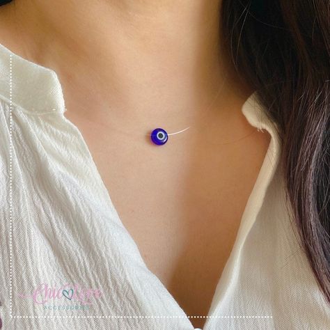 Nazar Necklace, Evil Eye Choker, Necklace Evil Eye, Paper Crafts Diy Kids, Evil Eye Necklace, Evil Eye Jewelry, Eye Necklace, Ankle Bracelets, Paper Crafts Diy