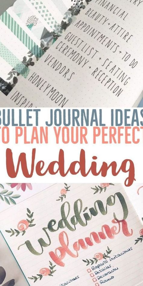 Wedding Bullet Journal, Bullet Journal Planning, Journal Planning, Wedding Checklist Budget, Diy Wedding Planning, Wedding Planning On A Budget, Wedding Journal, Bullet Journal Ideas, Wedding Budget