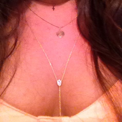 Finally got the lariette necklace I have been searching for for years! Lariette Necklace, Gold Necklace, Gold