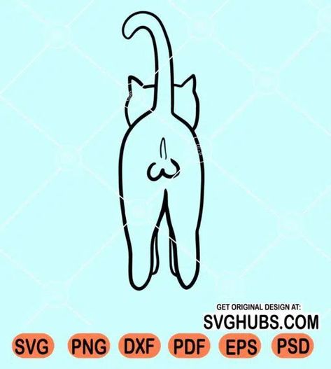 Cat Butt Svg, Cat tail svg, Cat Butt clipart svg, Funny Cat Svg, Cute Cat Svg, Animal Svg, Cat Clipart svg, Cat Decal SVG, Cats Ass Svg, House Cat Svg, Cat lover svg, Pet svg, Cat lady svg Decal Svg, Cat Svg, Cat Clipart, Big Animals, Animal Svg, House Cat, Cat Tail, Silly Things, Svg Funny