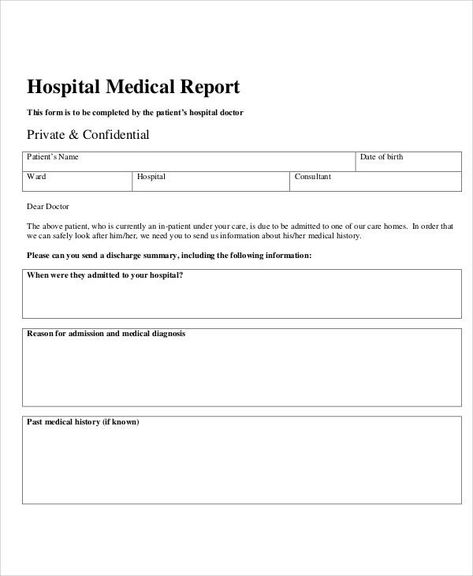 Writing Titles, Medical Report, Summary Template, Medical Tech, Care Coordination, Free Medical, Word Pictures, Medical History, Templates Free Download