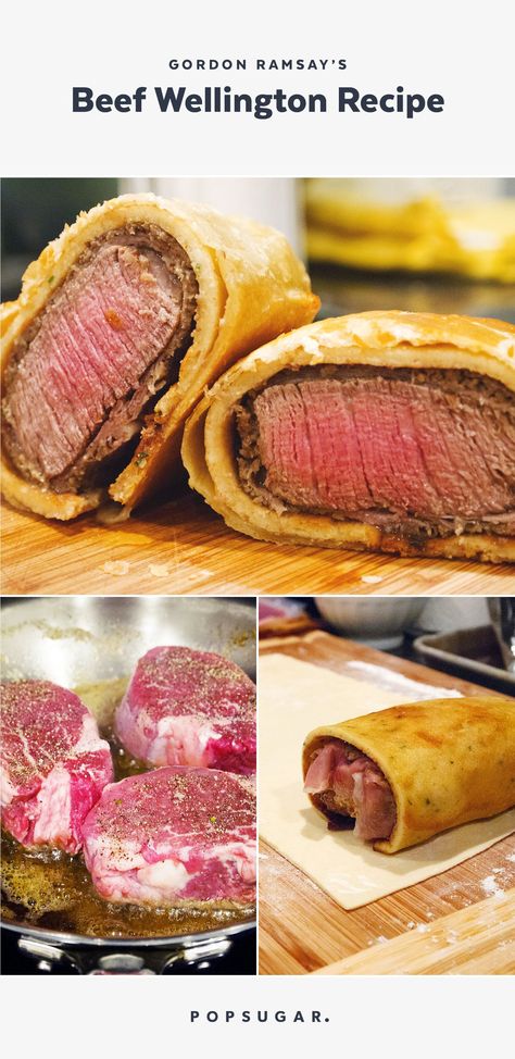 How to Make That Infamous Beef Wellington, From Someone Who Worked on Hell's Kitchen Gordon Ramsay Beef Wellington, Gordon Ramsey Recipes, Wellington Recipe, Mojito Recept, Gordon Ramsay Recipe, Beef Wellington Recipe, British Dishes, Hell's Kitchen, Tv Dinner