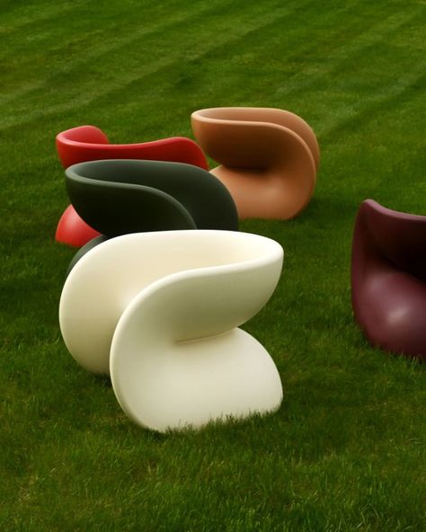 This Chair Design is Inspired by Fortune Cookies Chair Concept, Sustainable Furniture Design, Unique Chairs Design, Furniture Reference, Quirky Furniture, Diy Furniture Upholstery, Weird Furniture, Industrial Design Inspiration, Daycare Design