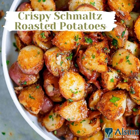 Crispy Potato Recipes, Petite Red Potatoes, Gf Side Dishes, Vegetable Entrees, Baked Potato Dip, Delicious Potatoes, Best Roast Potatoes, Brunch Sides, Best Roast