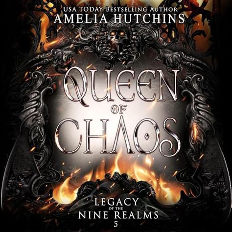 Queen of Chaos: Legacy of the Nine Realms, Book 5 Legacy Of The Nine Realms, Amelia Hutchins, The Nine Realms, Nine Realms, Audible Books, The Nines, Bestselling Author, Audio, Queen