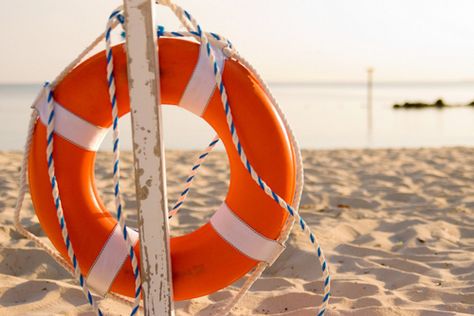 . Summer By The Sea, Colors Of Summer, Summer Orange, Life Preserver, Paper Streamers, Summer Colours, Tequila Sunrise, I Love The Beach, Beach Flip Flops