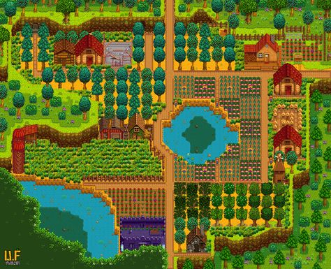 My WILDERNESS FARM Wilderness Nursery, Stardew Farms, Fort Wilderness Disney, Forest Farm, Stardew Valley Layout, Stardew Valley Tips, Stardew Valley Farms, Green House Design, Fort Wilderness