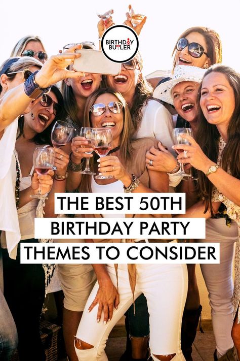 Themed 50th Birthday Parties, Turning 50 Birthday Party Ideas, 50th Birthday Dress Up Themes, Themes For 50th Birthday, 50th Themed Birthday Ideas For Women, 50th Birthday Party Theme Ideas For Women, 50 Th Bday Party Ideas, Summer 50th Birthday Party Ideas, 50th Bday Party Themes For Women